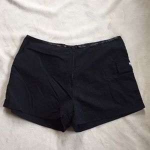 Mossimo size Large 100% black nylon shorts